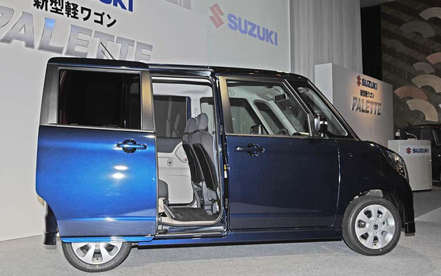 【スズキ パレット 発表】後席両側スライドドア
