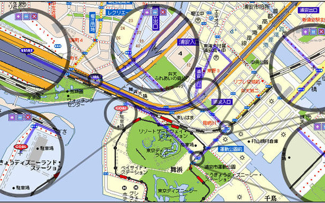虫眼鏡で地図拡大…アルプスラボに新機能