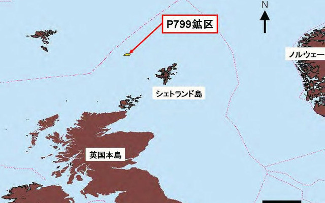 国際帝石、英国で初の権益取得
