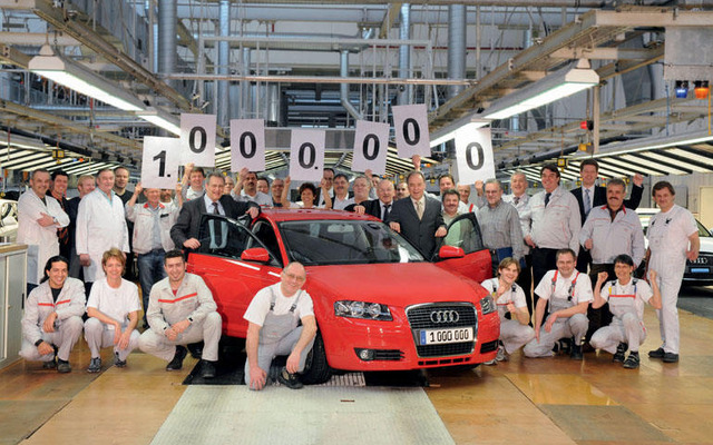 アウディ A3 現行モデルの累計生産が100万台を突破