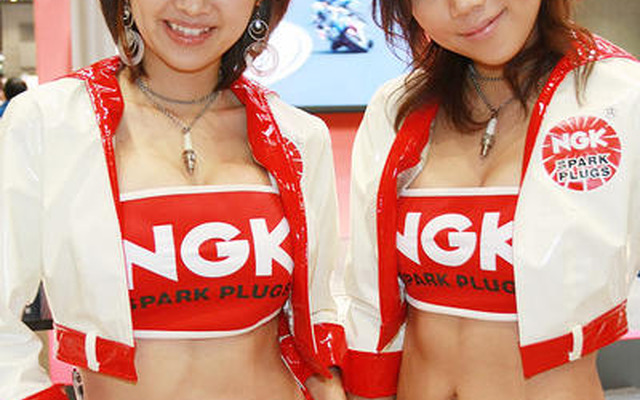【東京モーターサイクルショー08】コンパニオン写真蔵…NGK スパークガールズ