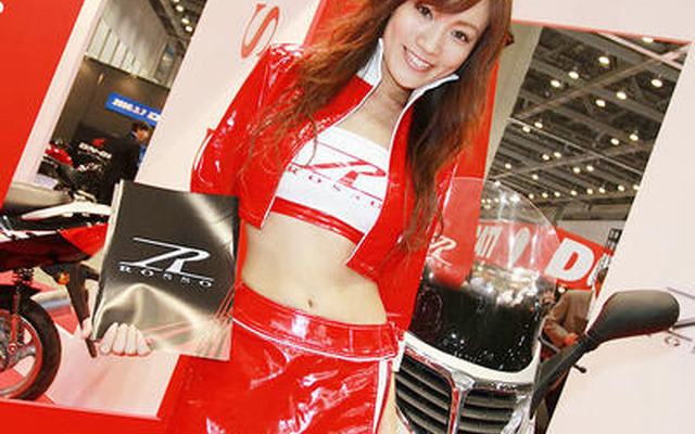 【東京モーターサイクルショー08】コンパニオン写真蔵…ロッソ