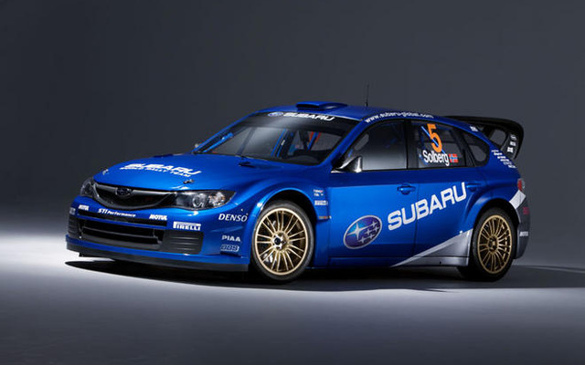 スバルWRC】インプレッサWRC 2008、アクロポリスラリーで スバルWRC】インプレッサWRC 2008、アクロポリスラリーで