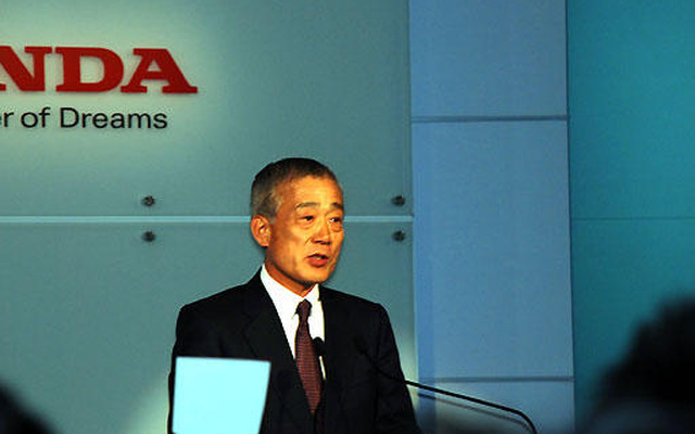 ホンダ年央会見…福井社長「リチウムイオン電池の開発は数社と」