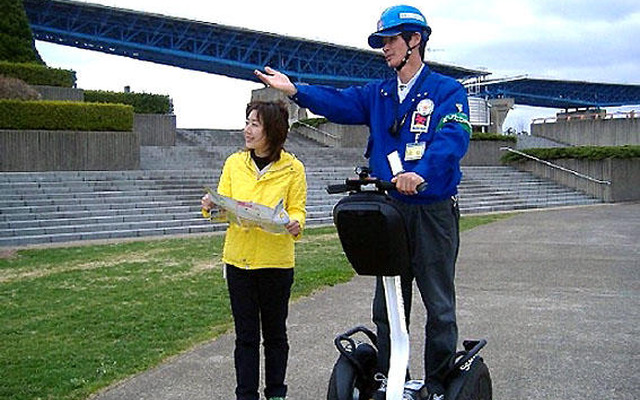 電動二輪車セグウェイ、国営ひたち海浜公園の管理用に実証実験