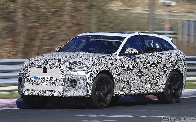 ジャガー F-PACE SVR 改良新型 プロトタイプ スクープ写真