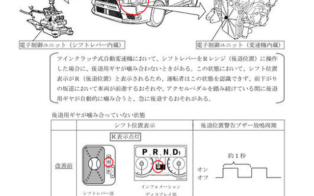 【リコール】三菱 ランエボ、自動変速機に不具合…3045台