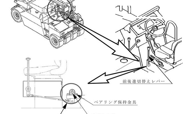 【リコール】酒井重工業 タイヤ・ローラ 切り替えレバーに亀裂