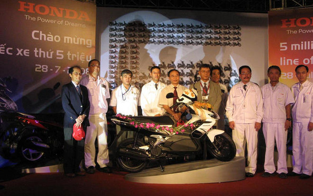 ホンダ、ベトナムの二輪車累計生産台数が500万台