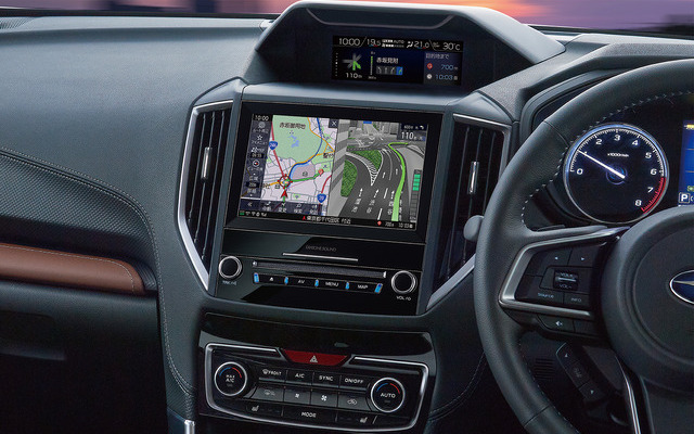 フォレスター用『DIATONE SOUND.NAVI』のビルトインモデル。
