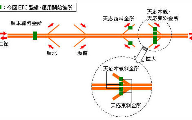 広島呉道路クレアラインでETCの運用開始へ