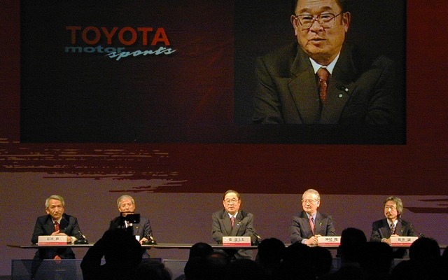 【トヨタF1ドリーム】2002体制発表!!「欲張りだから優勝を期待」(張社長)