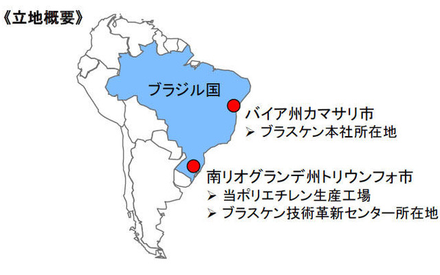 豊田通商、植物由来ポリエチレンでブラジル企業と業務提携