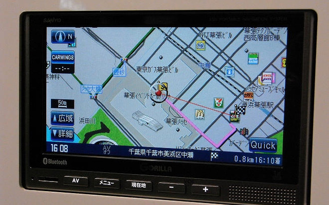 【CEATEC08】日産カーウイングス対応の三洋『ゴリラ』も実機展示