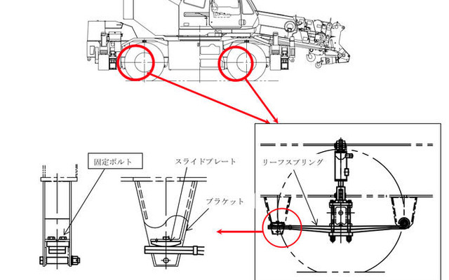 【リコール】タダノ ホイールクレーンなど…スライドプレートが脱落