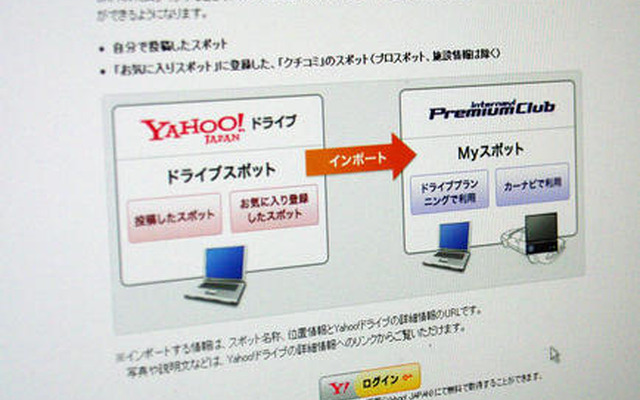 【インターナビ 新機能】Yahoo!ドライブからのPOIインポートが実現