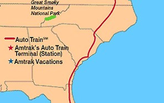 クルマの国アメリカでアムトラック鉄道がこんなサービス