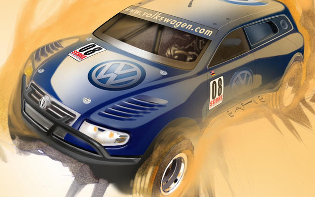 【ロサンゼルスモーターショー08】VWトゥアレグ…世界一過酷なレースに参戦