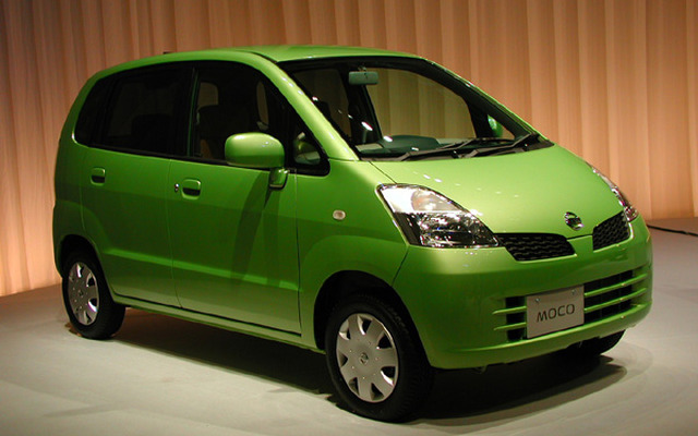 【日産『モコ』発表】“黄色いニッサン”のボディは緑???