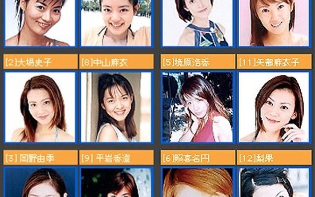 12人のレースクイーン候補からキミの好きなコを選べる!!