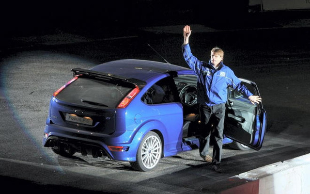 フォード フォーカスRS 新型、グロンホルム選手が披露