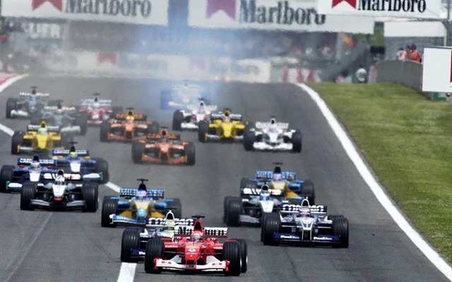 【F1スペインGP決勝】シューマッハ完全勝利、あとはドタバタ