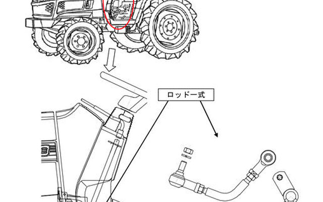 【リコール】井関農機 農耕トラクタ 5車種の変速ロッド