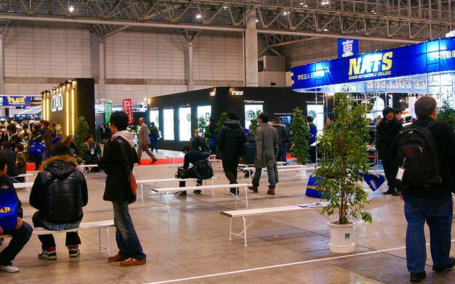 【東京オートサロン09】不況の影響?　ホールど真ん中の休憩所