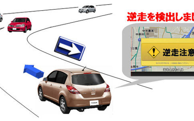 日産とNEXCO西日本、道路情報提供システムを共同研究…逆走事故防止など