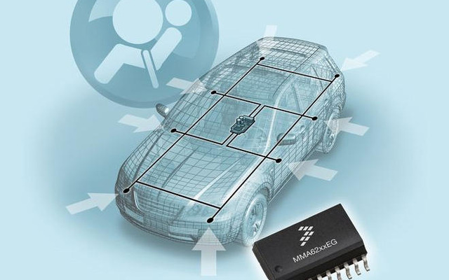 フリースケール、エアバッグ向け加速度センサの新製品を開発