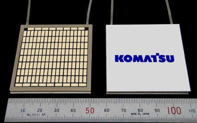 コマツ子会社、熱電発電モジュールを製造・販売