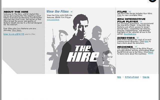 BMW、インターネットの映画配信に前向き---『The Hire』の反響