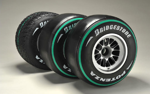 ブリヂストン、F1タイヤにグリーンライン