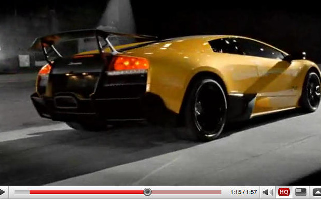 ［動画］ランボルギーニ ムルシエラゴ LP670-4SV…迫力のドリフトシーン