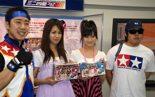 タミヤ、ミニ四駆イベントに アイドリング!!! が参加