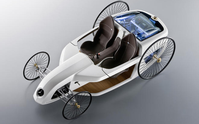 メルセデスベンツの燃料電池車コンセプト…レトロとモダンが融合