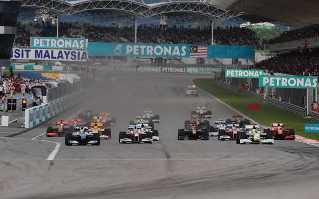 【F1マレーシアGP】決勝…降雨赤旗終了、バトン連勝