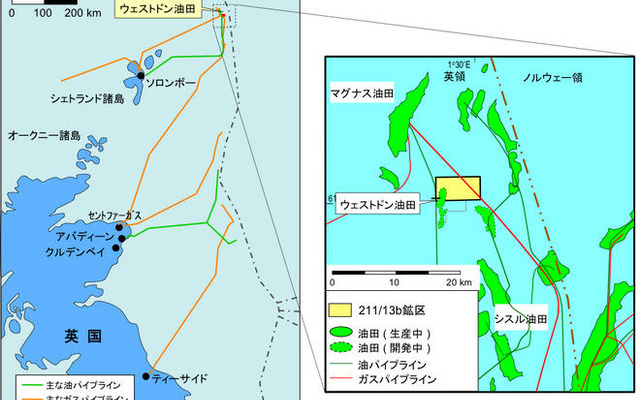 新日石、英国ウェストドン油田で商業生産を開始