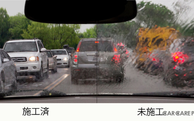 今やウィンドウガラスのコーティングは、雨の多い日本では必須のアイテムだ