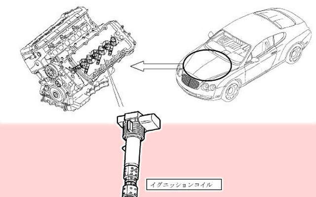 【リコール】ベントレー コンチネンタルGT などの点火コイル