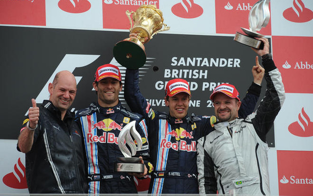 【F1イギリスGP】レッドブル、2度目の1-2フィニッシュ