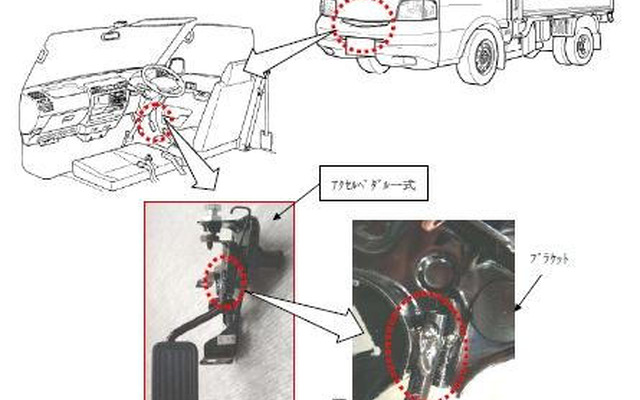 【リコール】アクセルペダルが外れた！　マツダ ボンゴ など