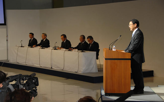 トヨタ新社長就任会見…豊田社長のあいさつ