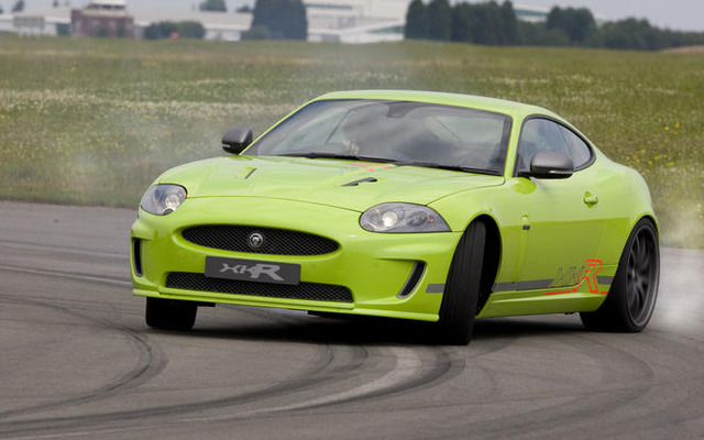 【グッドウッド09】ジャガーXKR、世界に1台のライムグリーン仕様