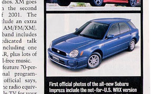 米誌の勇み足、新型インプレッサの広報写真を解禁日前に公開---『AUTOWEEK』