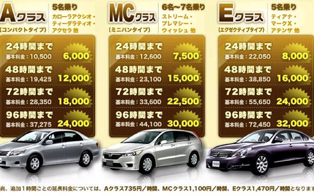 レンタカーに乗って空港ラウンジでゆったりしましょ