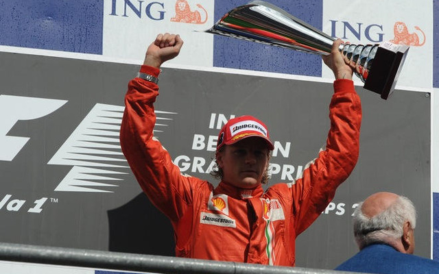 ライコネン、涙の今季初勝利…ベルギーGP