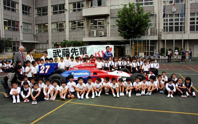 【IRL】武藤、小学生372人を前に優勝を宣言
