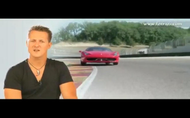 シューマッハ、フェラーリ 458イタリア を語る