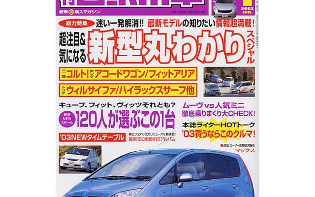 03年2月トヨタ『ハリアー』フルモデルチェンジの全貌キャッチ!
